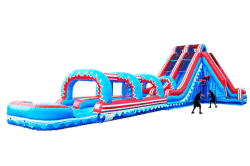 3 20250502 145145 0002 1746216415 Dual Lane 20' Waterslide Slip n Slide Combo
