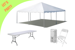Let's Party Pole Tent Package