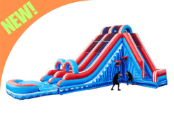 Dual Lane 20' Water Slide