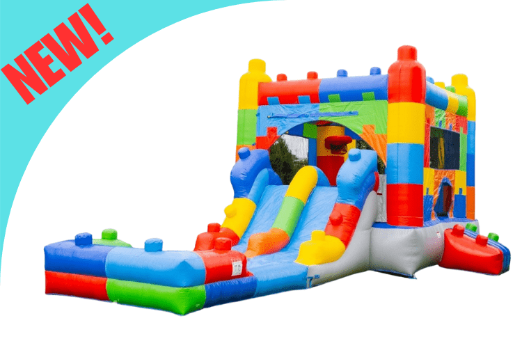 Mega Block WATER Slide Bounce House Combo