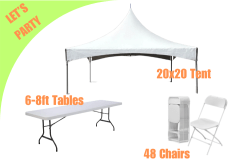Let's Party High Peak Tent Package